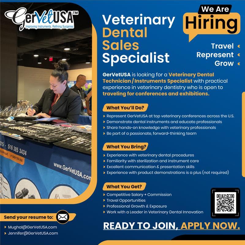 Veterinary Dental Sales Specialist