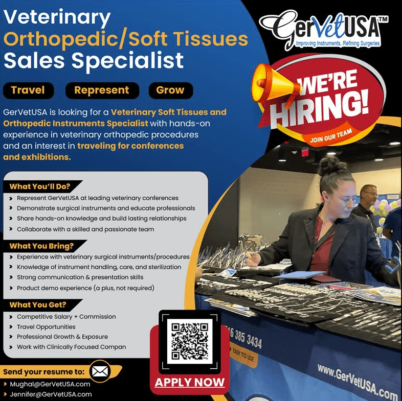 Veterinary Orthopedic Sales Specialist