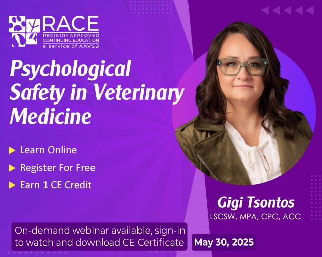 Psychological Safety in Veterinary Medicine