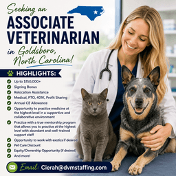 Associate Veterinarian at Wayne Veterinary Hospital!