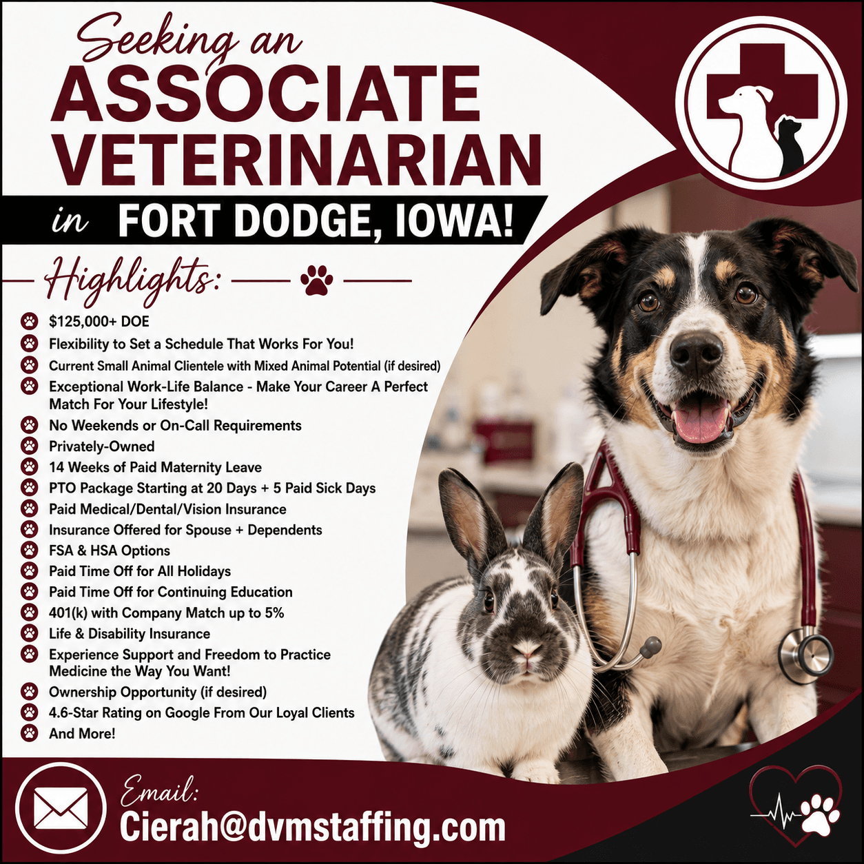 Associate Veterinarian at JRG Livestock & Pet Supply Clinic!