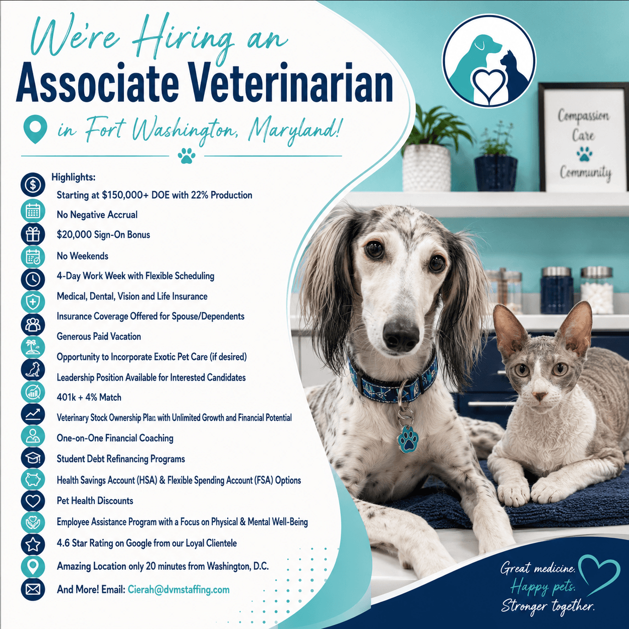 Associate Veterinarian at Indian Head Animal Hospital!