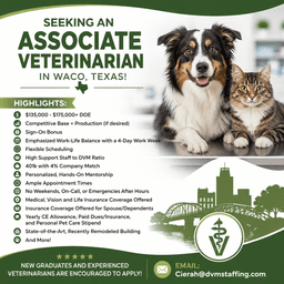 Associate Veterinarian- South Bosque Veterinary Clinic