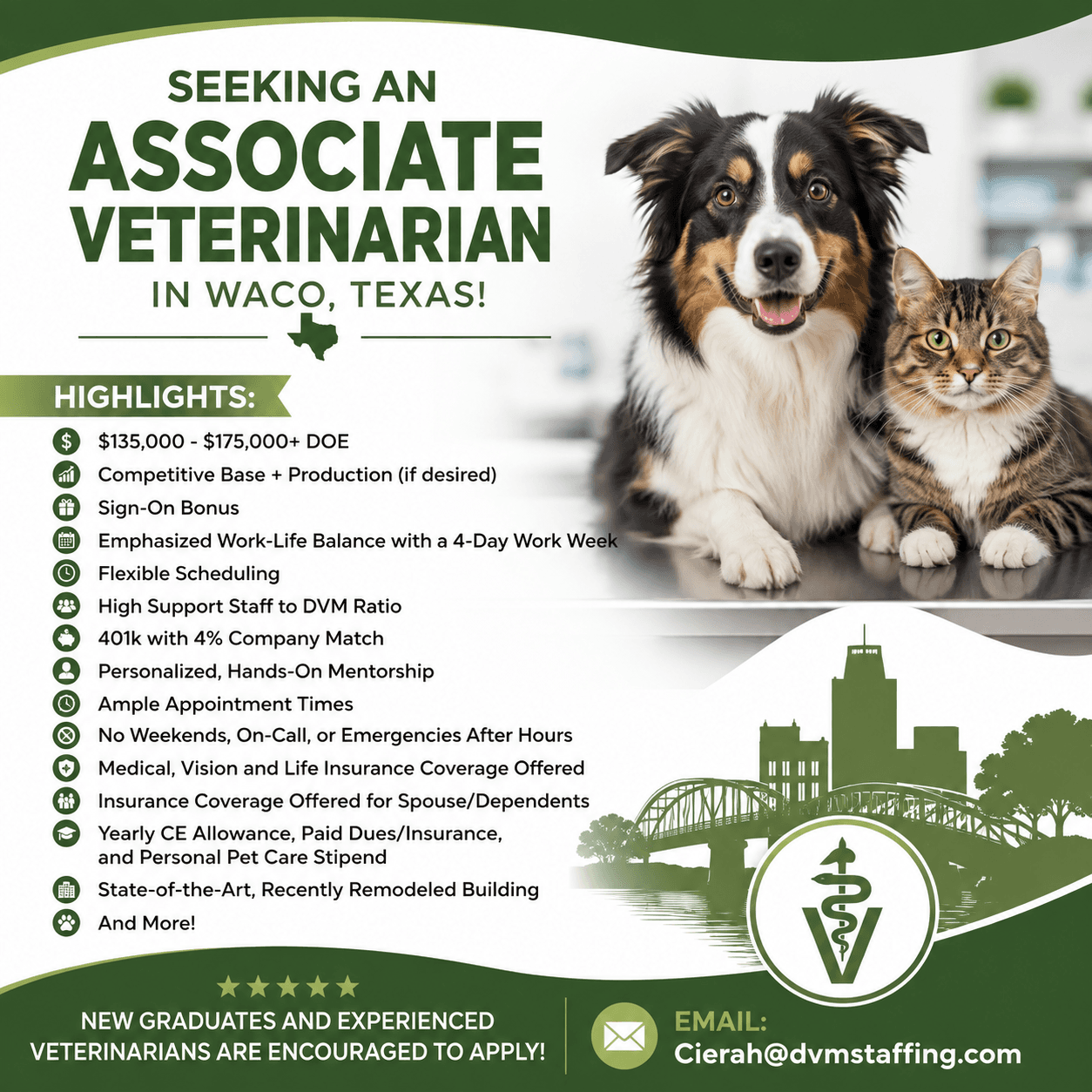 Associate Veterinarian- South Bosque Veterinary Clinic
