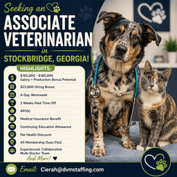 Associate Veterinarian at Stockbridge Veterinary Hospital!
