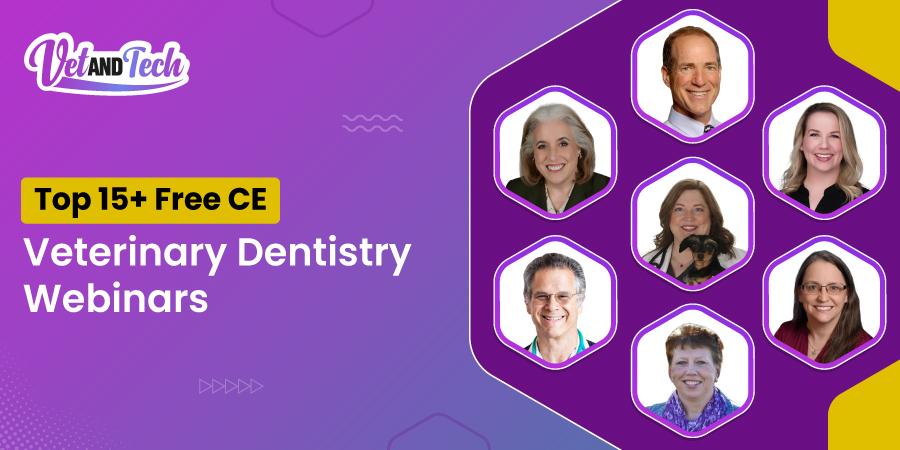 Top 15+ Free CE Veterinary Dentistry Webinars Every Vet Professional Should Watch