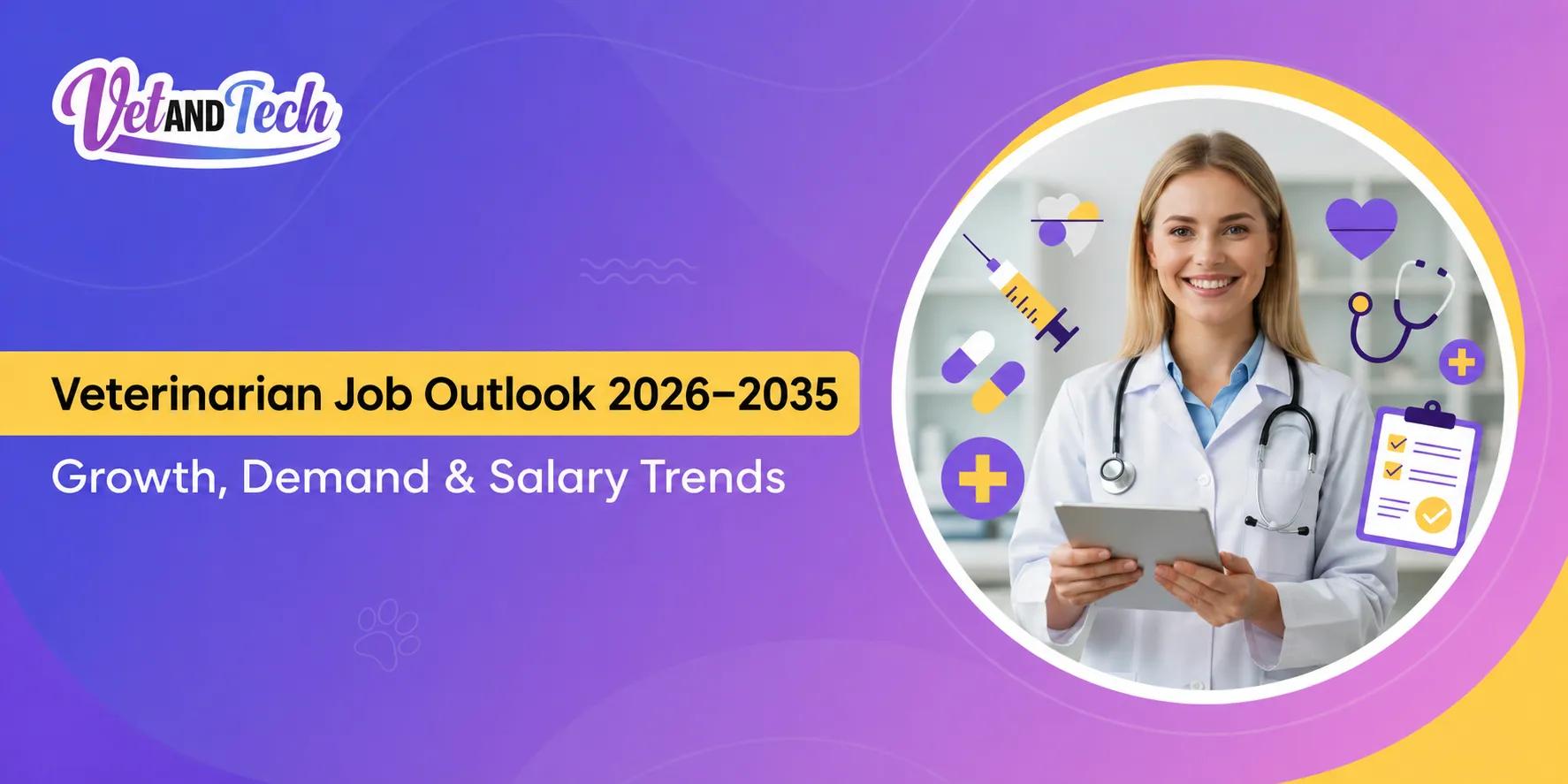Veterinarian Job Outlook 2026–2035: Growth, Demand & Salary Trends