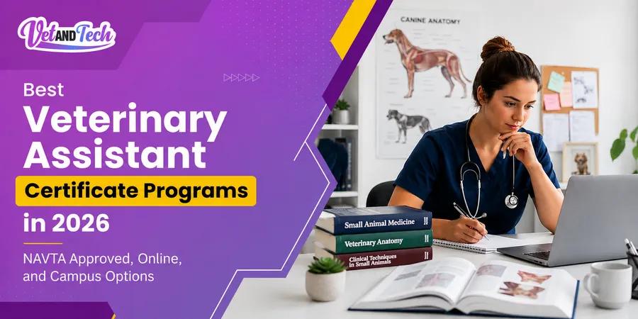 Best Veterinary Assistant Certificate Programs in 2026: NAVTA Approved, Online, and Campus Options