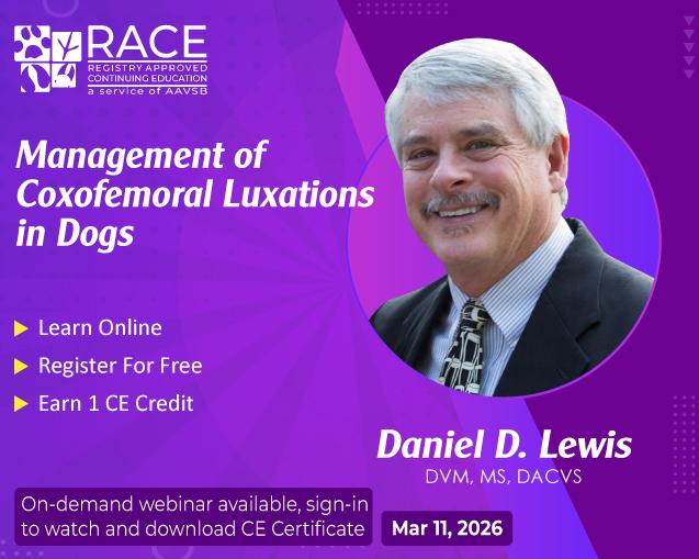 Management of Coxofemoral Luxations in Dogs