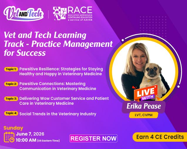 Vet and Tech Learning Track - Practice Management for Success